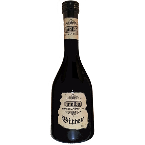 Molbo Bitter - en gl. dansk drik fra Ebeltoft - 50cl