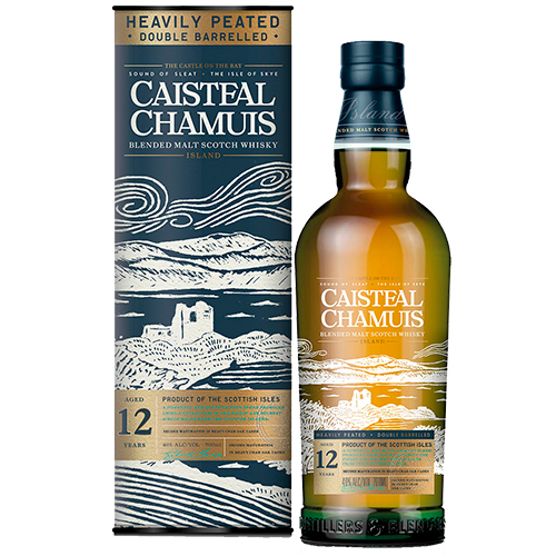 Caisteal Chamuis 12YO Heavily Peated Blended Malt Whisky