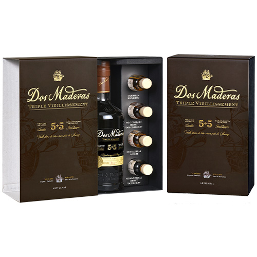 Dos Maderas Caribbean Triple Aged 5+5 år +Tasting Kit