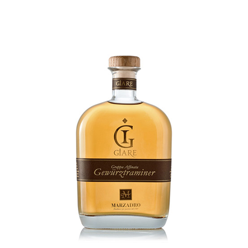 Grappa Giare affinata Gewürztraminer - Marzadro