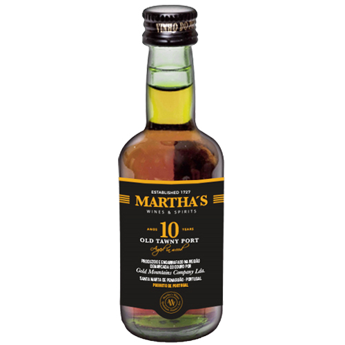 Martha's Miniature 10 YO Old Tawny Port - 5cl