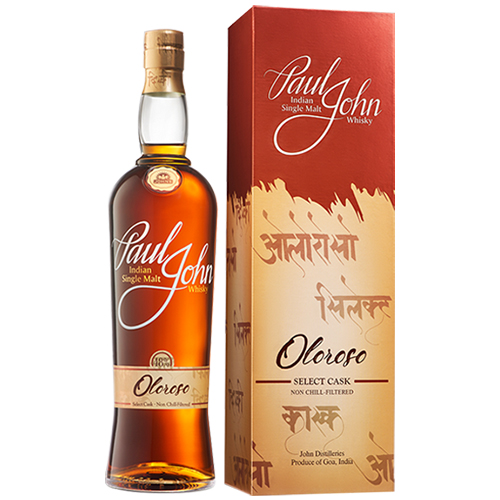 Paul John Oloroso single malt whisky