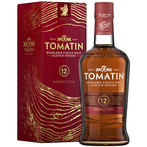 Tomatin 12 YO Old Sherry Cask Single Malt Scotch Whisky