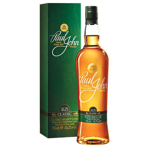 Paul John Classic single malt whisky c.s.