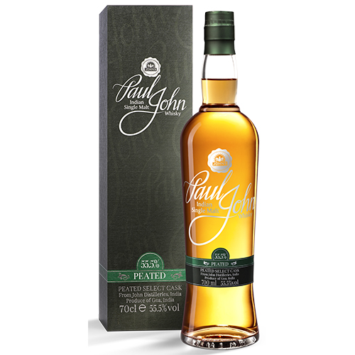 Paul John Peated single malt whisky c.s.