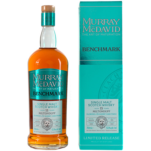 Miltonduff 15 YO - Oloroso + PX sherry - Murray McDavid